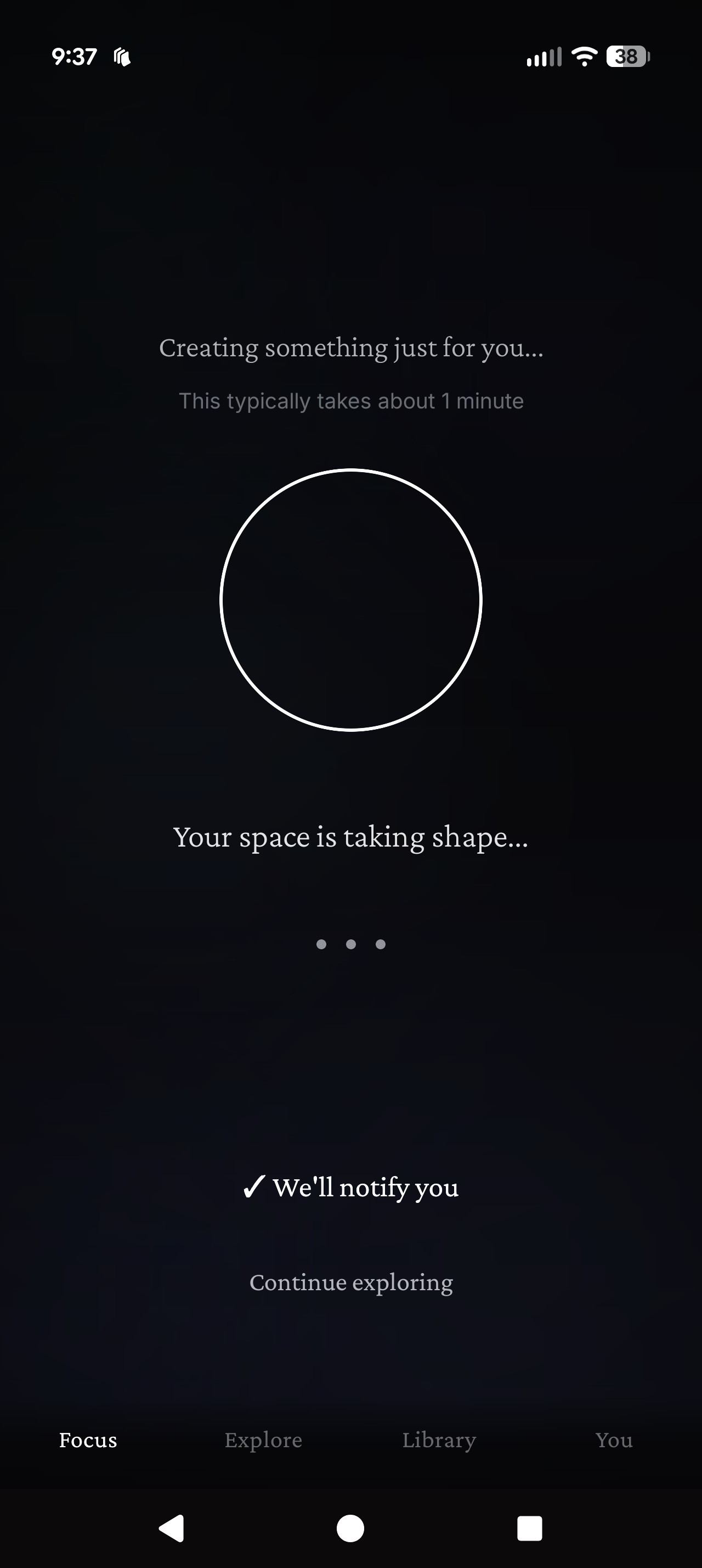 Generating your session